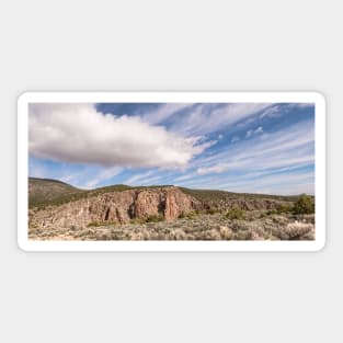 Clouds Over Chiflo Wild Rivers Recreation New Mexico Sticker